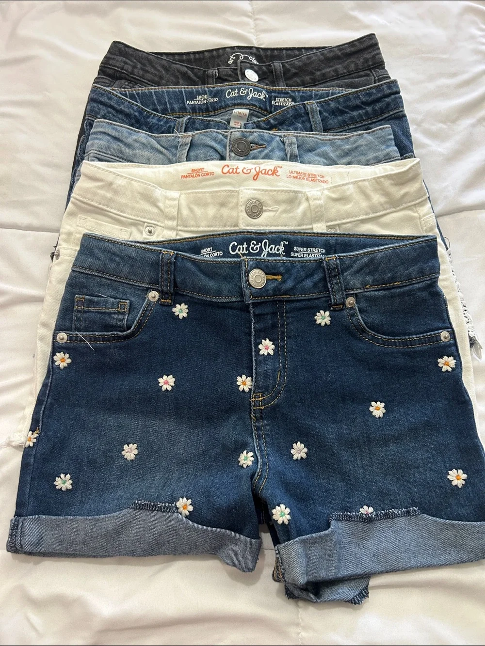 Kids denim short bundle size 10/12